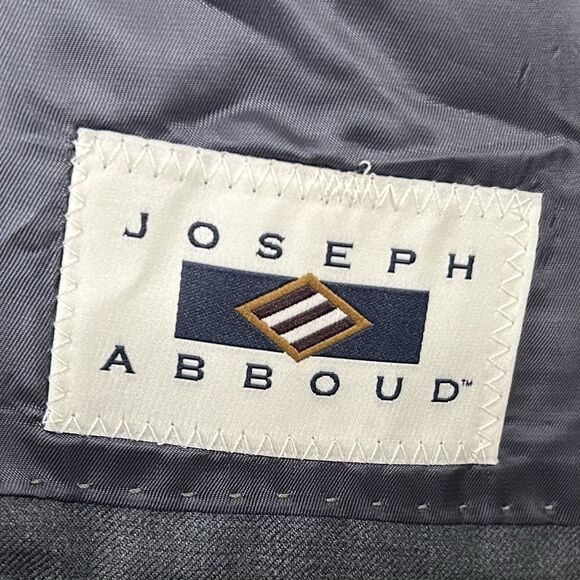 Joseph Abboud 50L Sport Coat Zignone Wool Gray Two Button Lined Double Vented - Picture 3 of 9